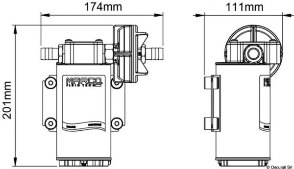 Pompa autoadescante 12 V 26 l/min - 16.048.12